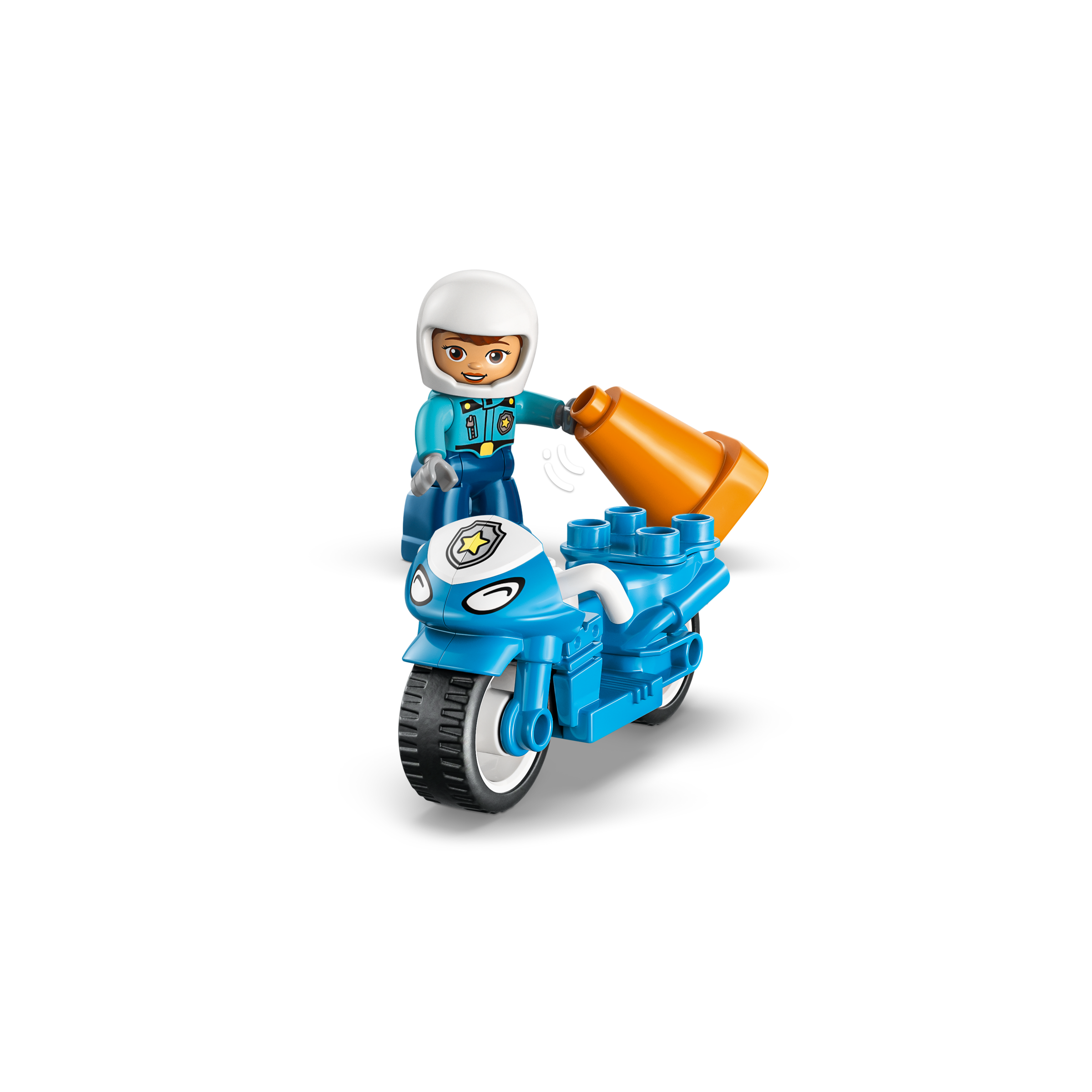 Blue Police Motorcycle - Image 4