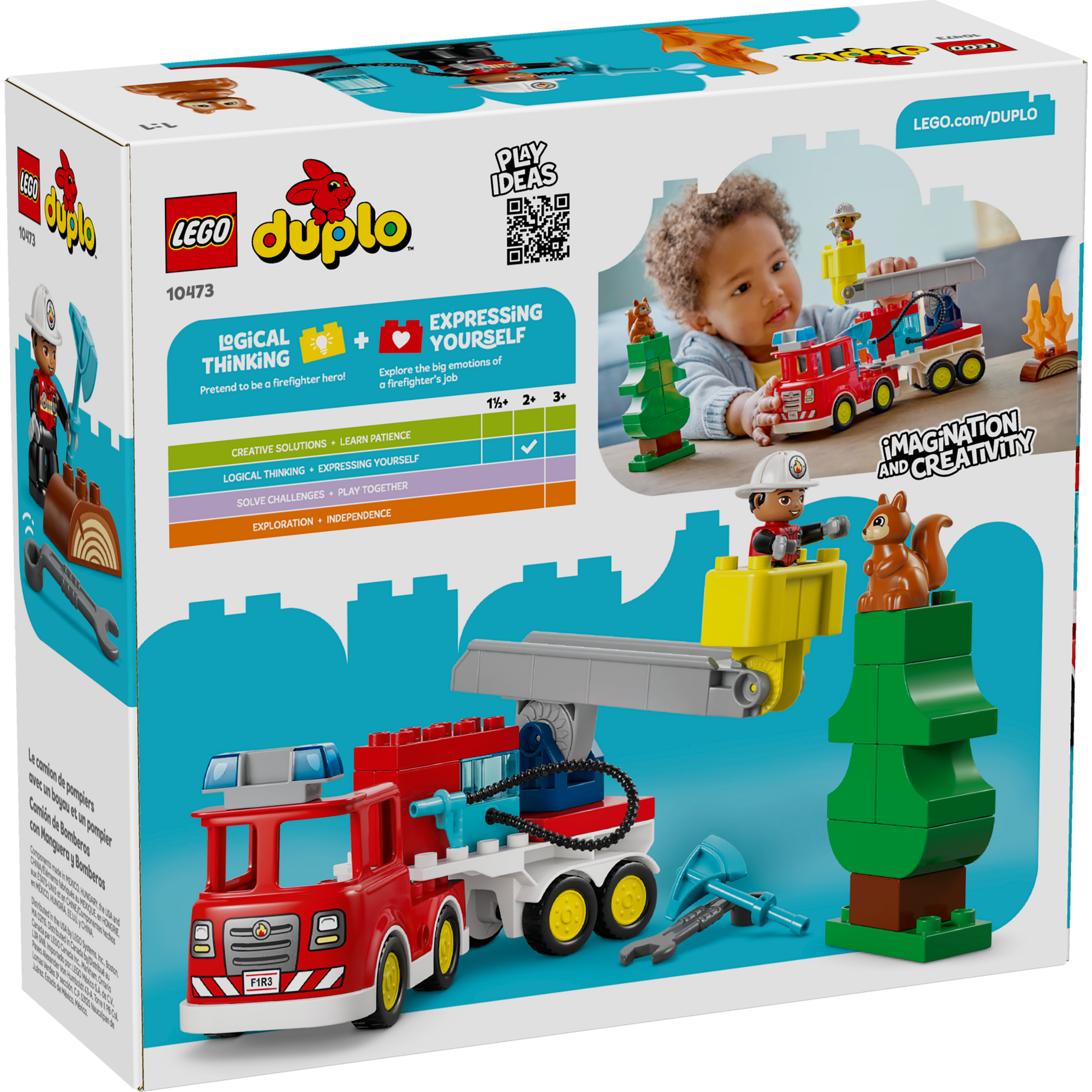 Fire Truck With Hose And Firefighter - Image 11