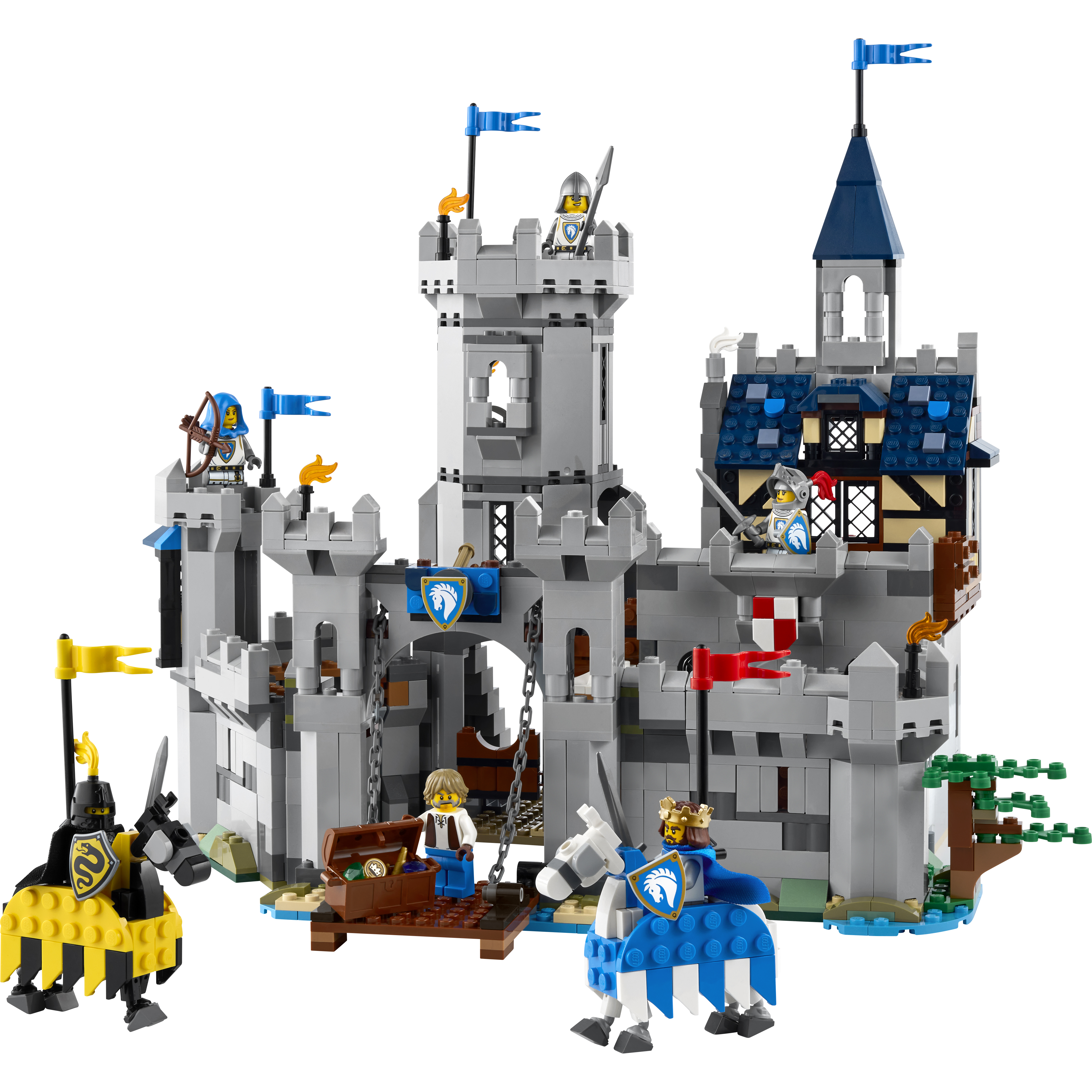 Medieval Horse Knight Castle