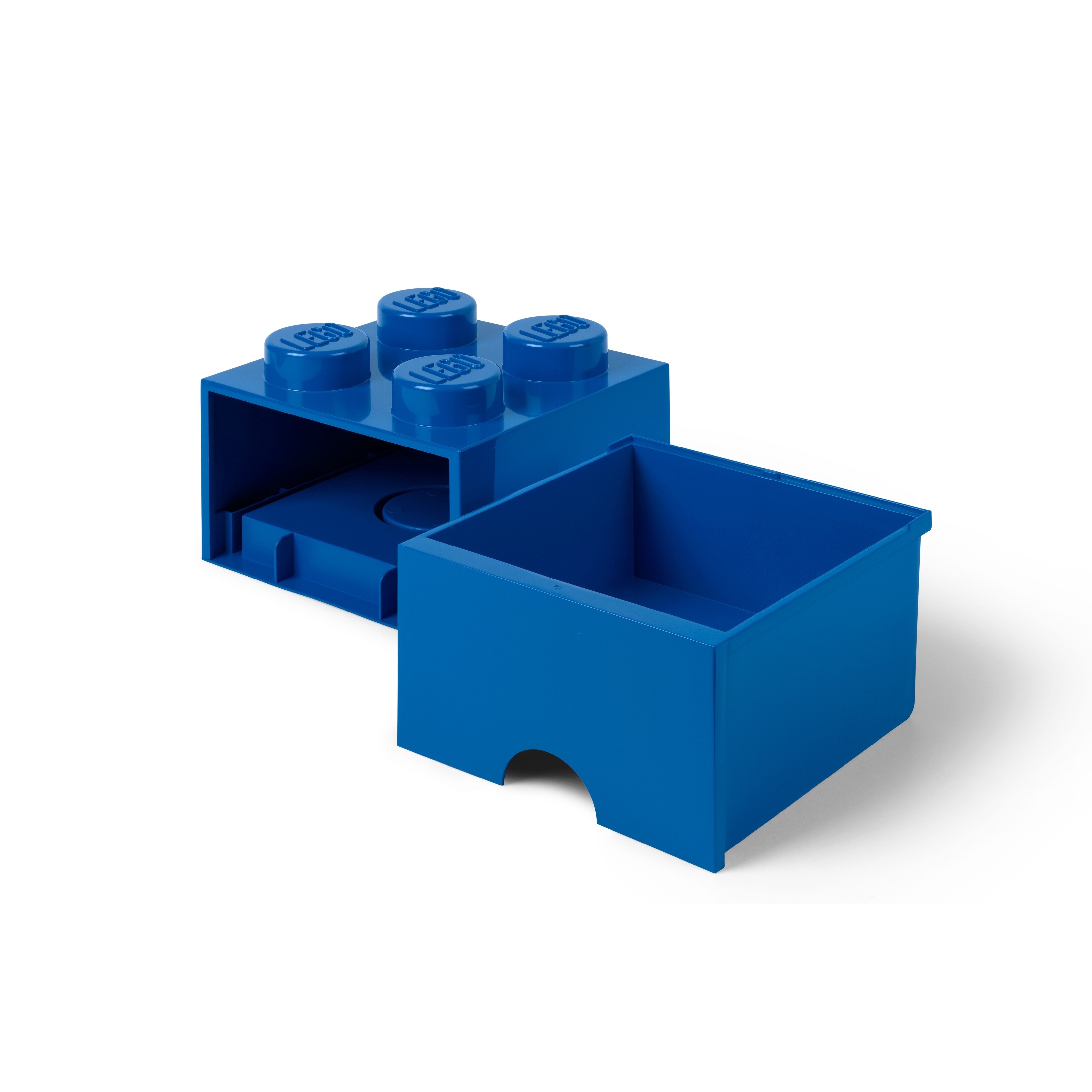 Lego 4-Stud Bright Blue Storage Brick Drawer - Image 2