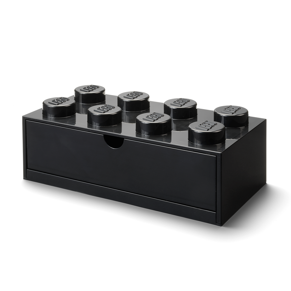8-Stud Desk Drawer – Black - Image 3