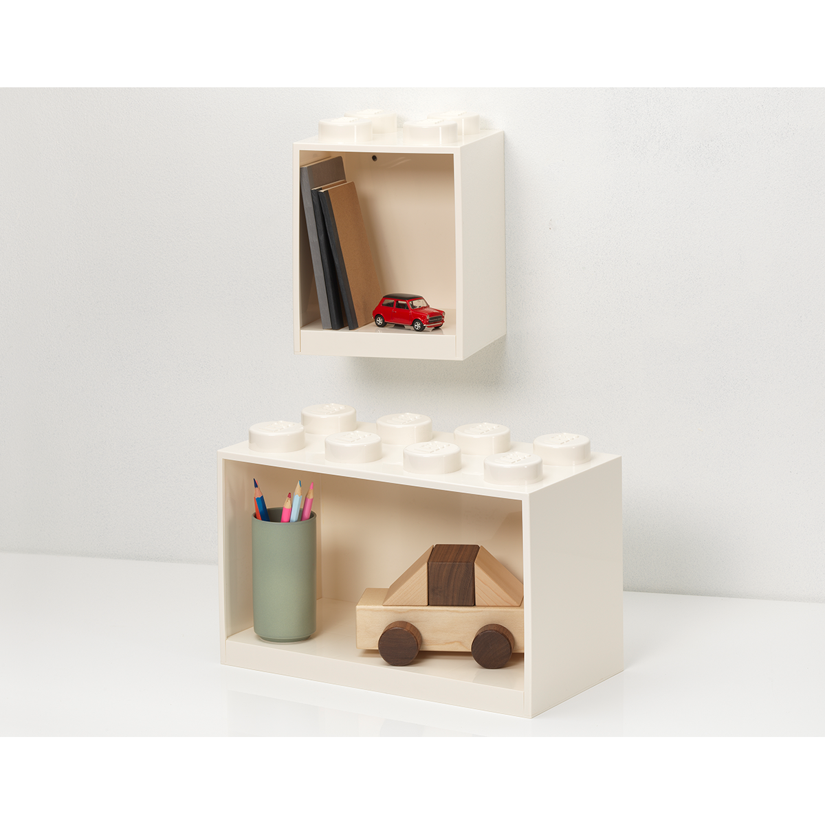 Brick Shelf Set – White - Image 2