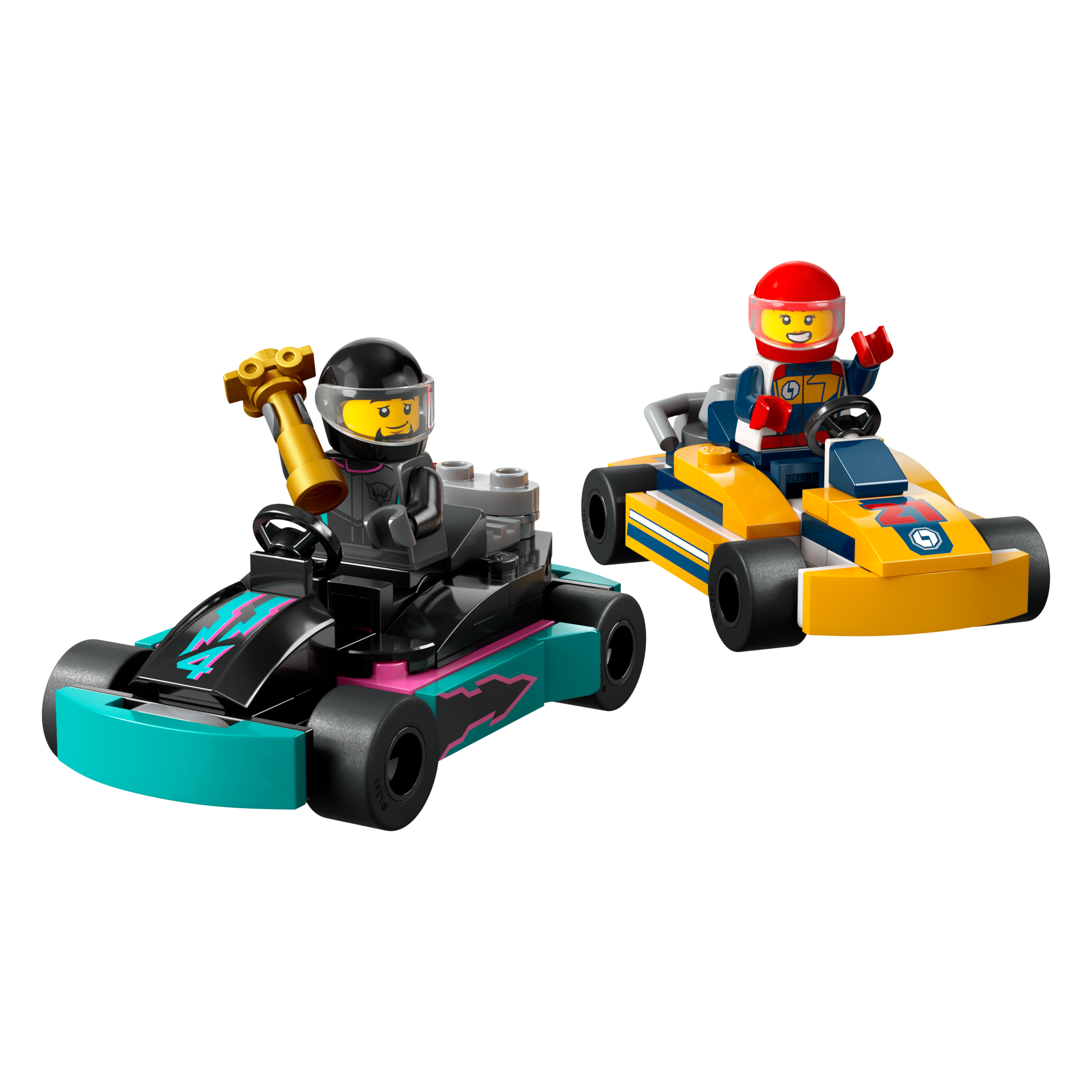 Go-Karts And Race Drivers
