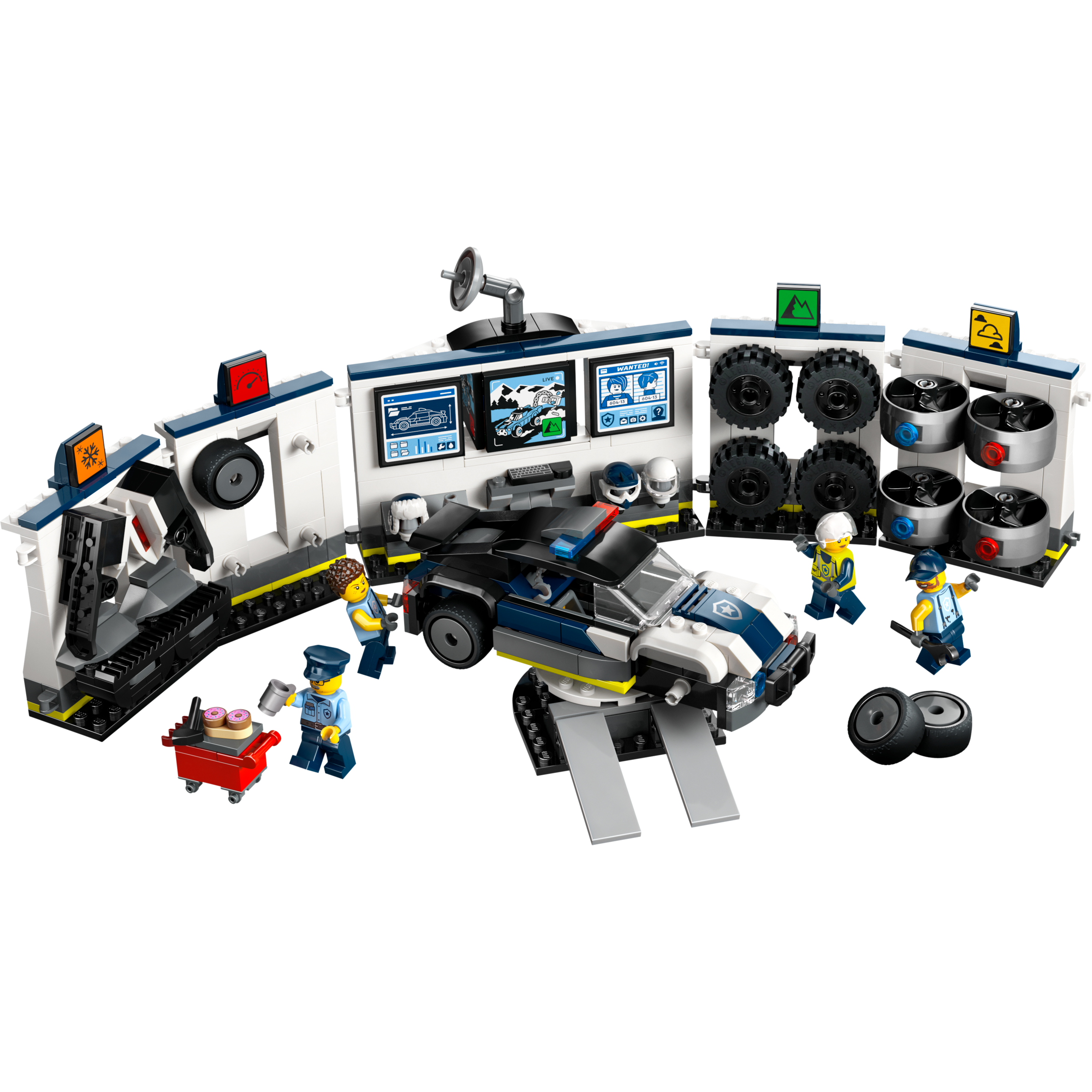 Custom Police Car Garage