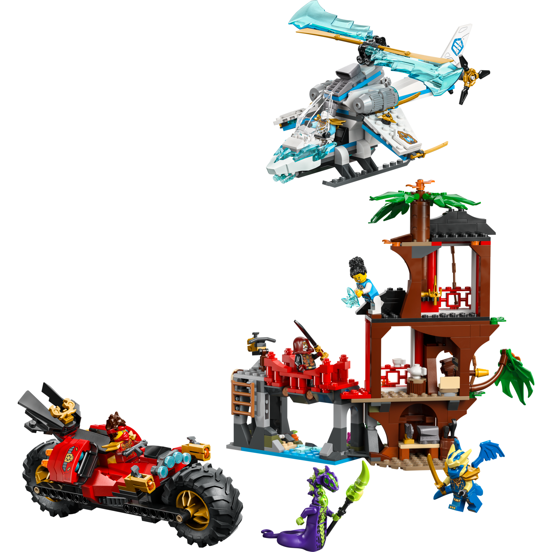 Ninja Vehicle Tree House Battle