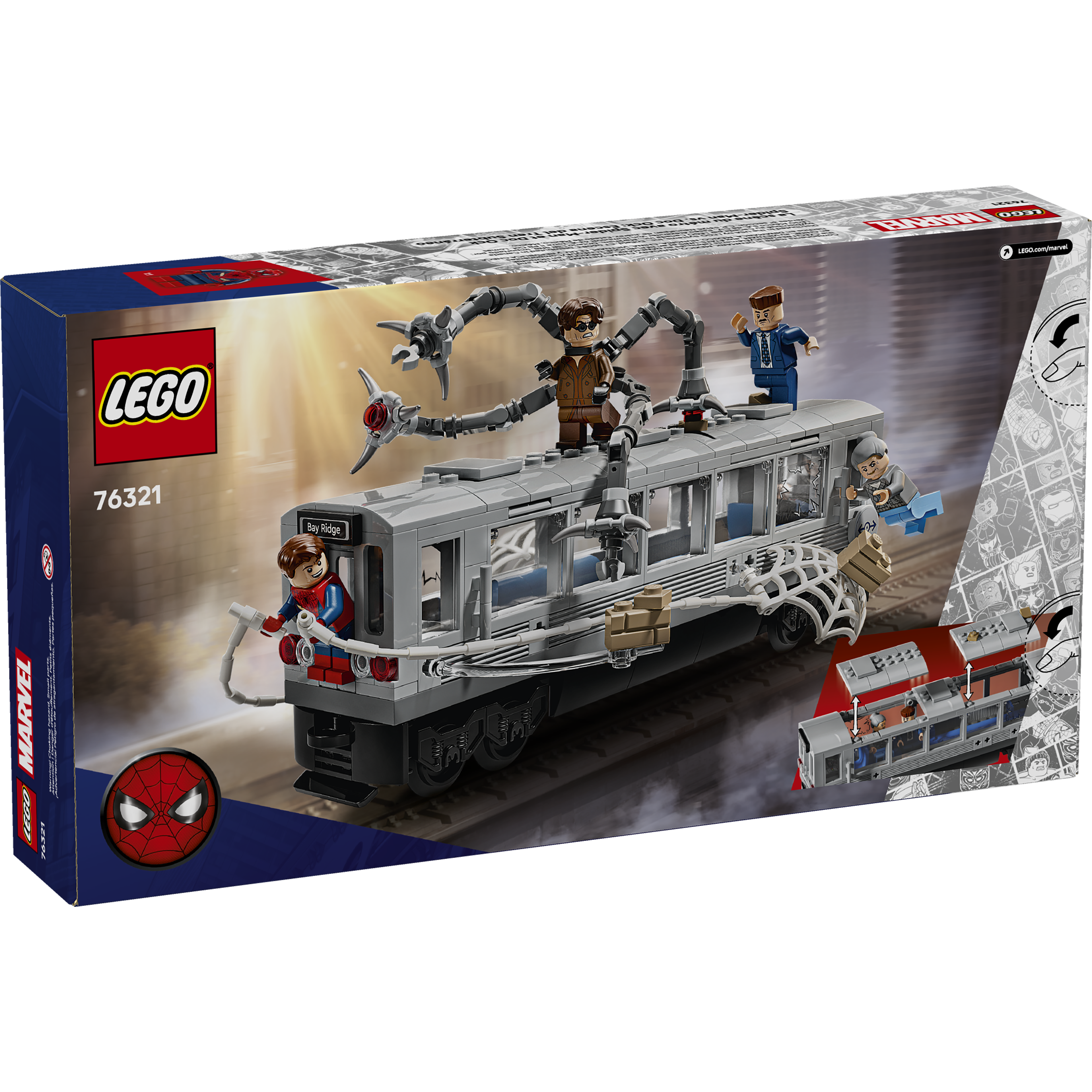 Spider-Man Vs. Doc Ock Subway Train Scene - Image 10